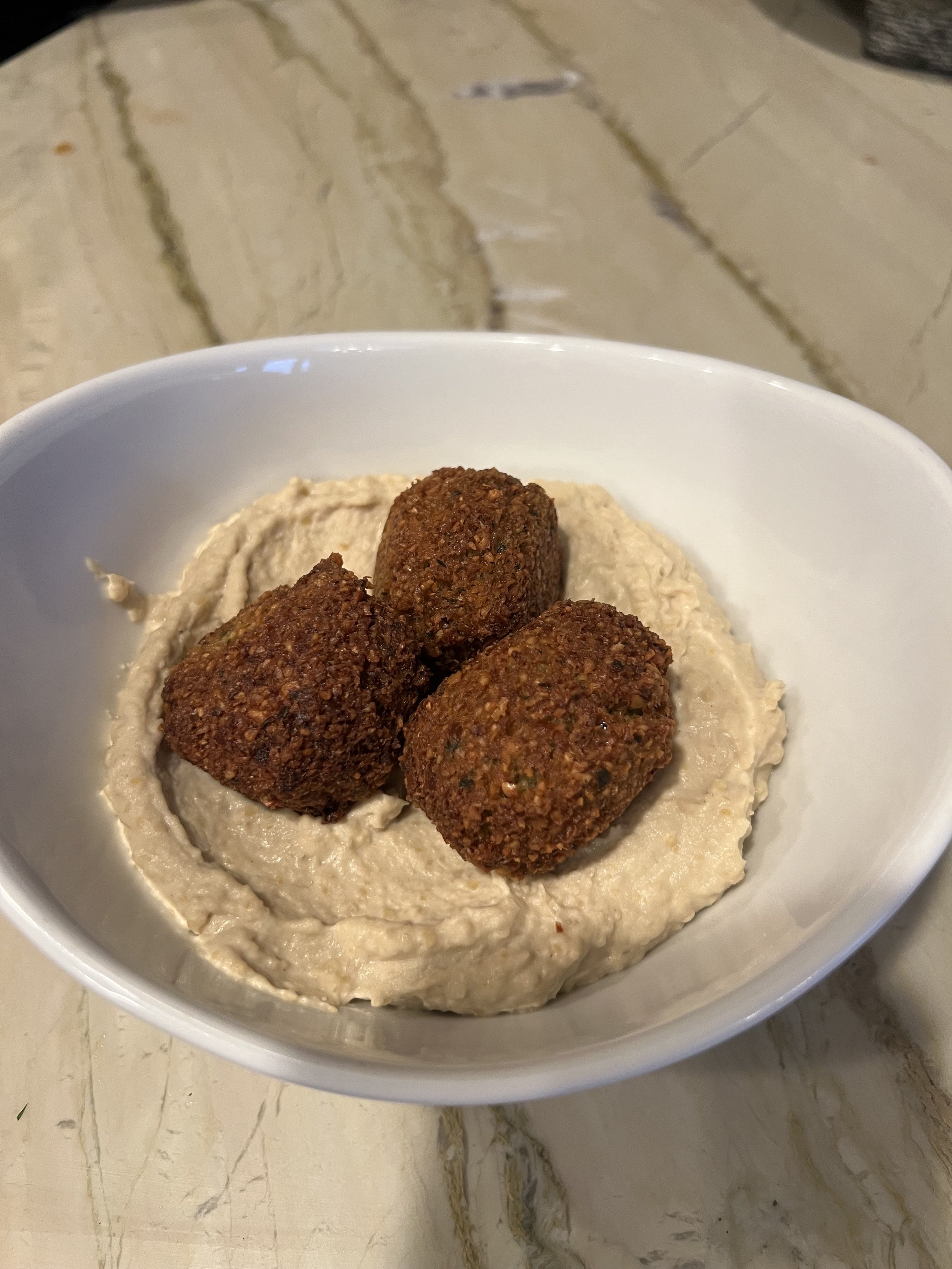 Our Falafel and Hummus