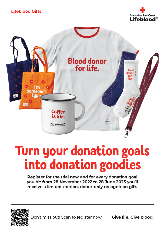 Donor centre promotion