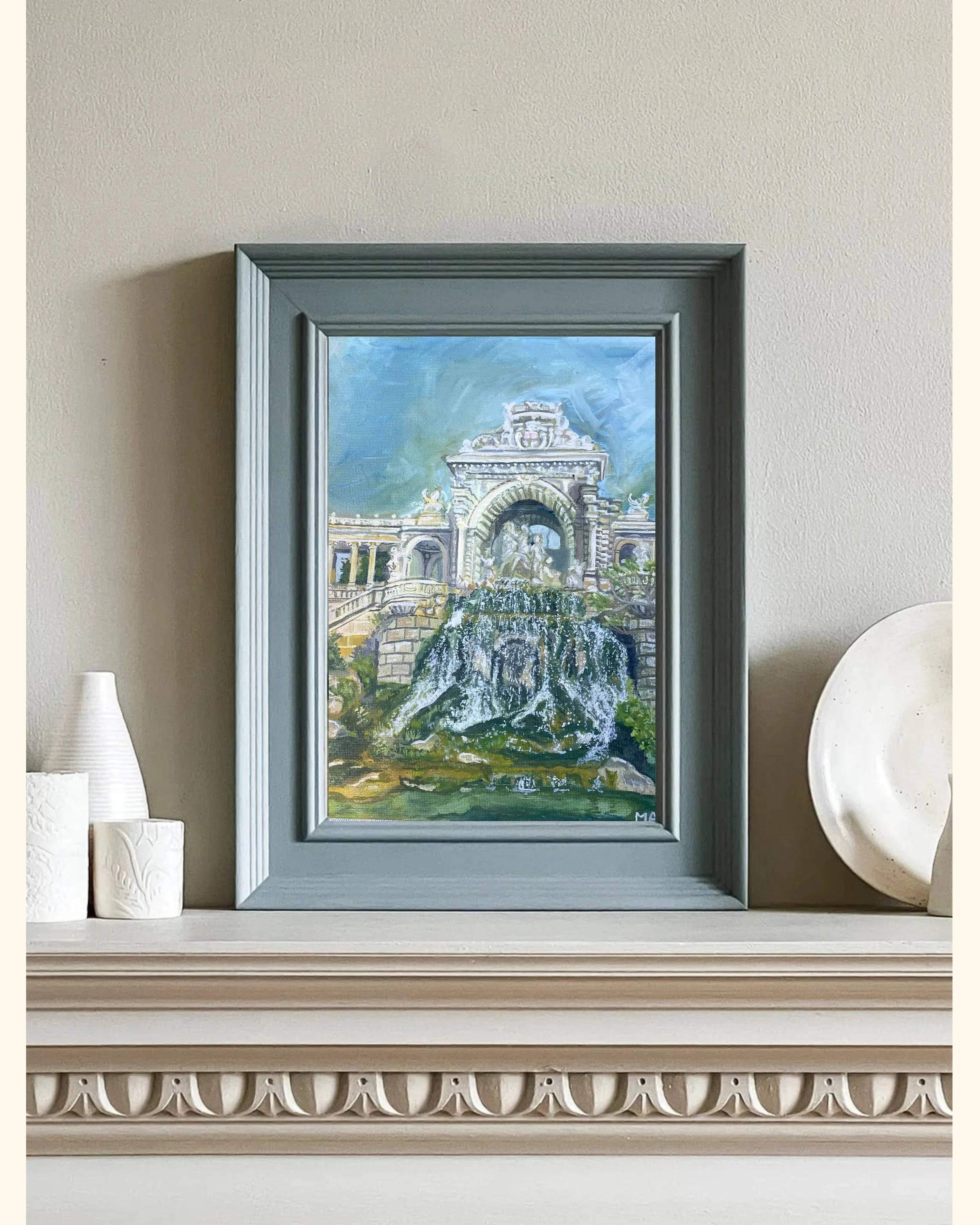 Palais Longchamp, Marsailles, done for Airbnb in France.