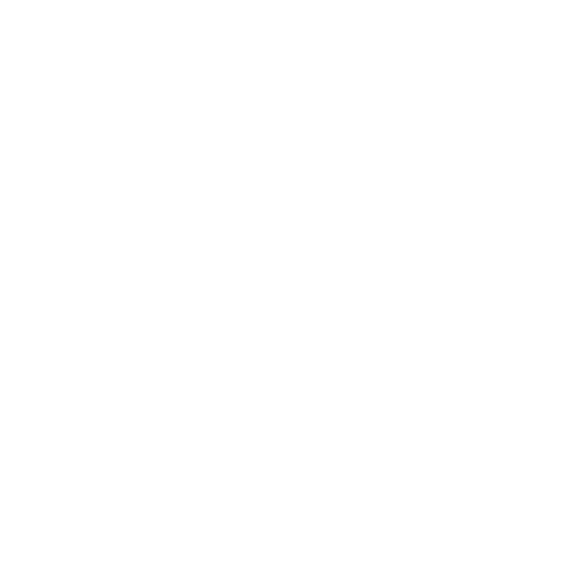 Text reading 'Charisma, Volunteer' with stylized font and decorative elements.