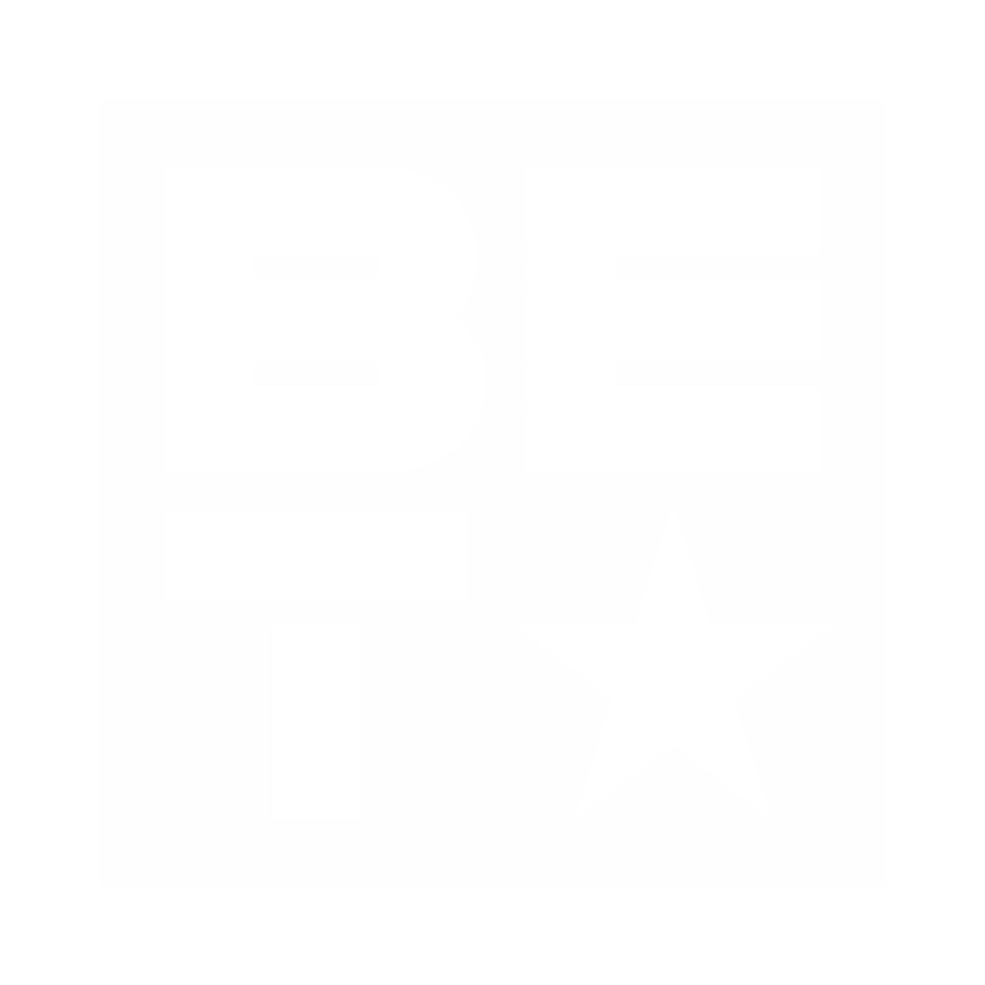 Black and white logo with bold letters 'BE' and a star symbol.