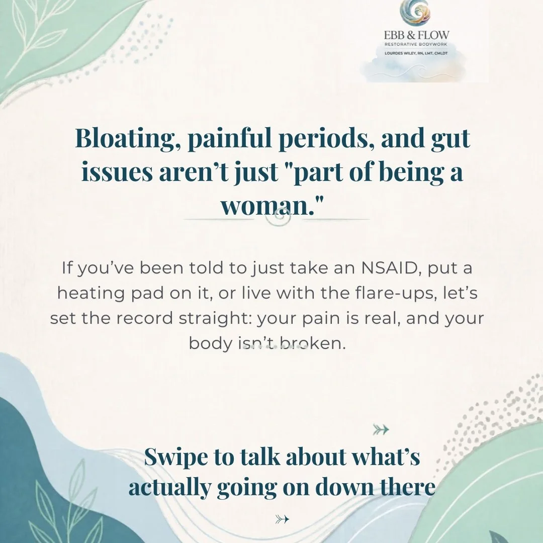 💫 We&rsquo;ve been conditioned to normalize crippling cramps, unpredictable IBS flare-ups, and pelvic pain as "just part of the deal." It isn't.

🌙 Your body isn't fighting you&mdash;it&rsquo;s asking for support in a language you were ne