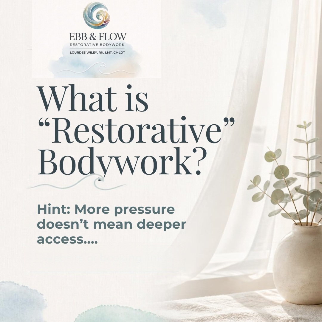 Are you recovering from or preparing for surgery, in a life transition, dealing with a chronic condition or simply feeling the effects of stress on your body?

A gentle approach isn't "light spa work"&mdash;it&rsquo;s how we reach the deepe