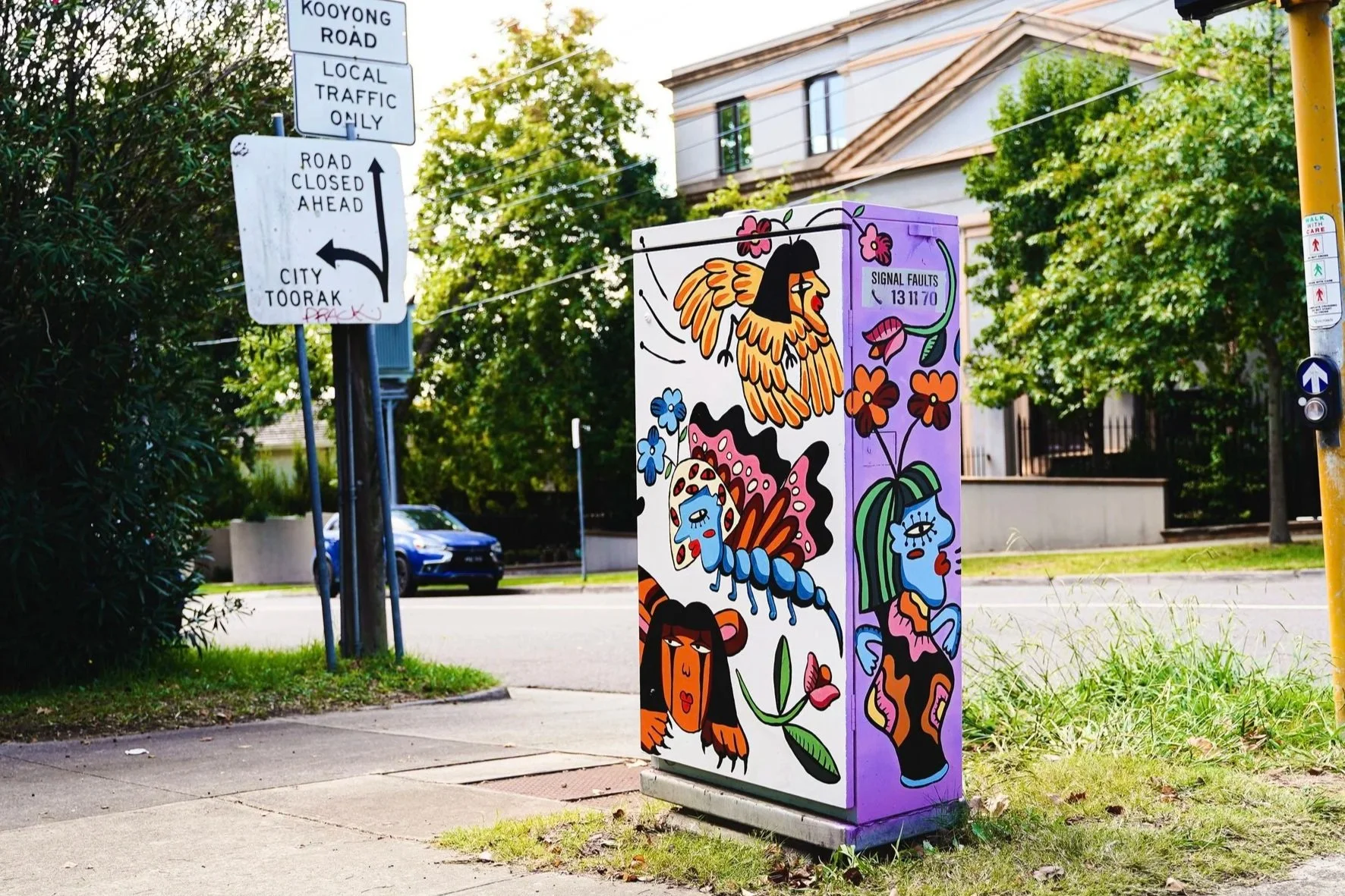 Street Box Mural