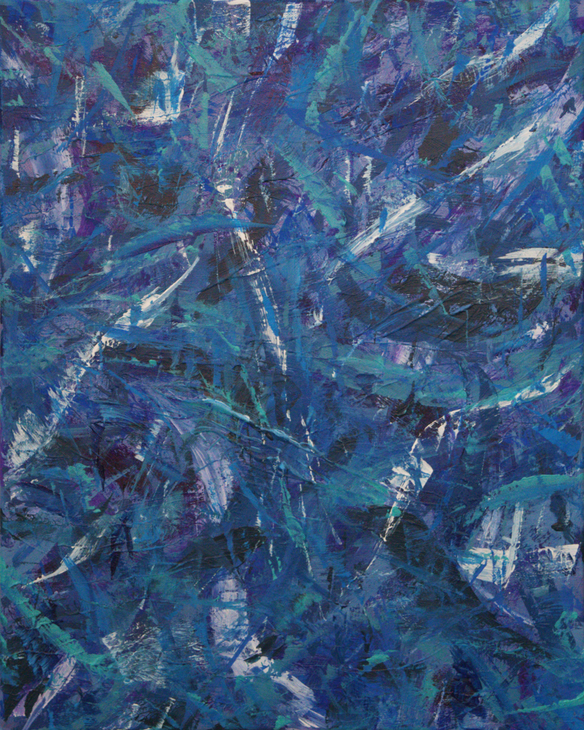 Freedom of Depth | Acrylic on canvas | 16x20