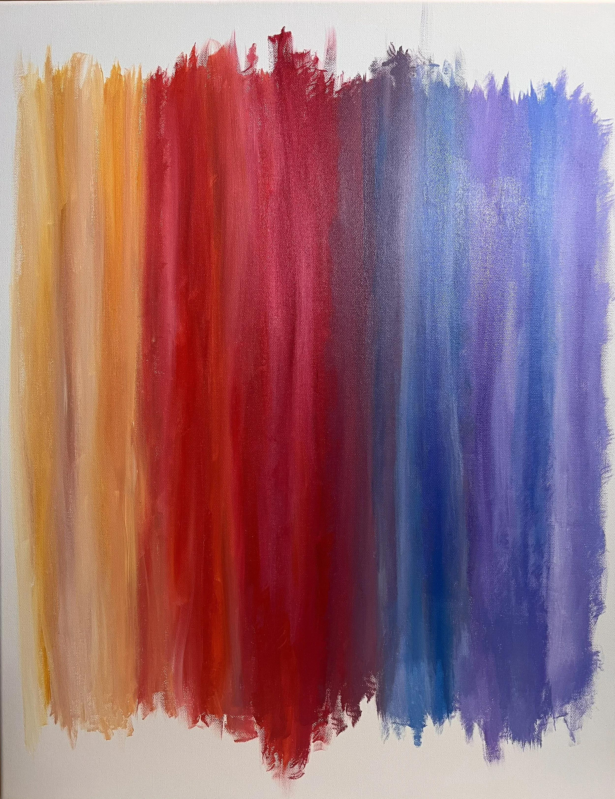 Spectrum of Self  | Acrylic on canvas | 28" x 22" - For Sale