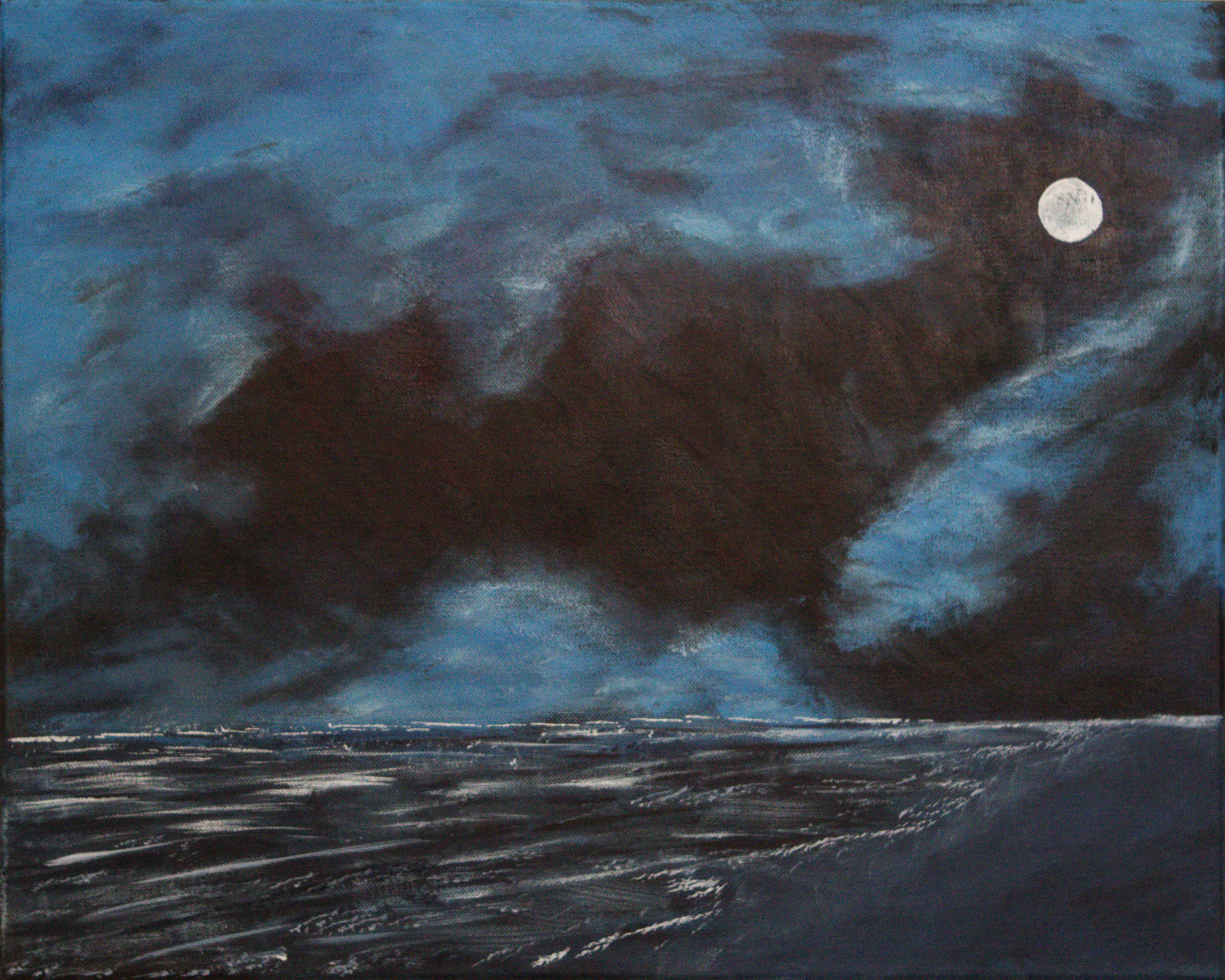 Moonlight Within  | Acrylic on canvas | 20x16
