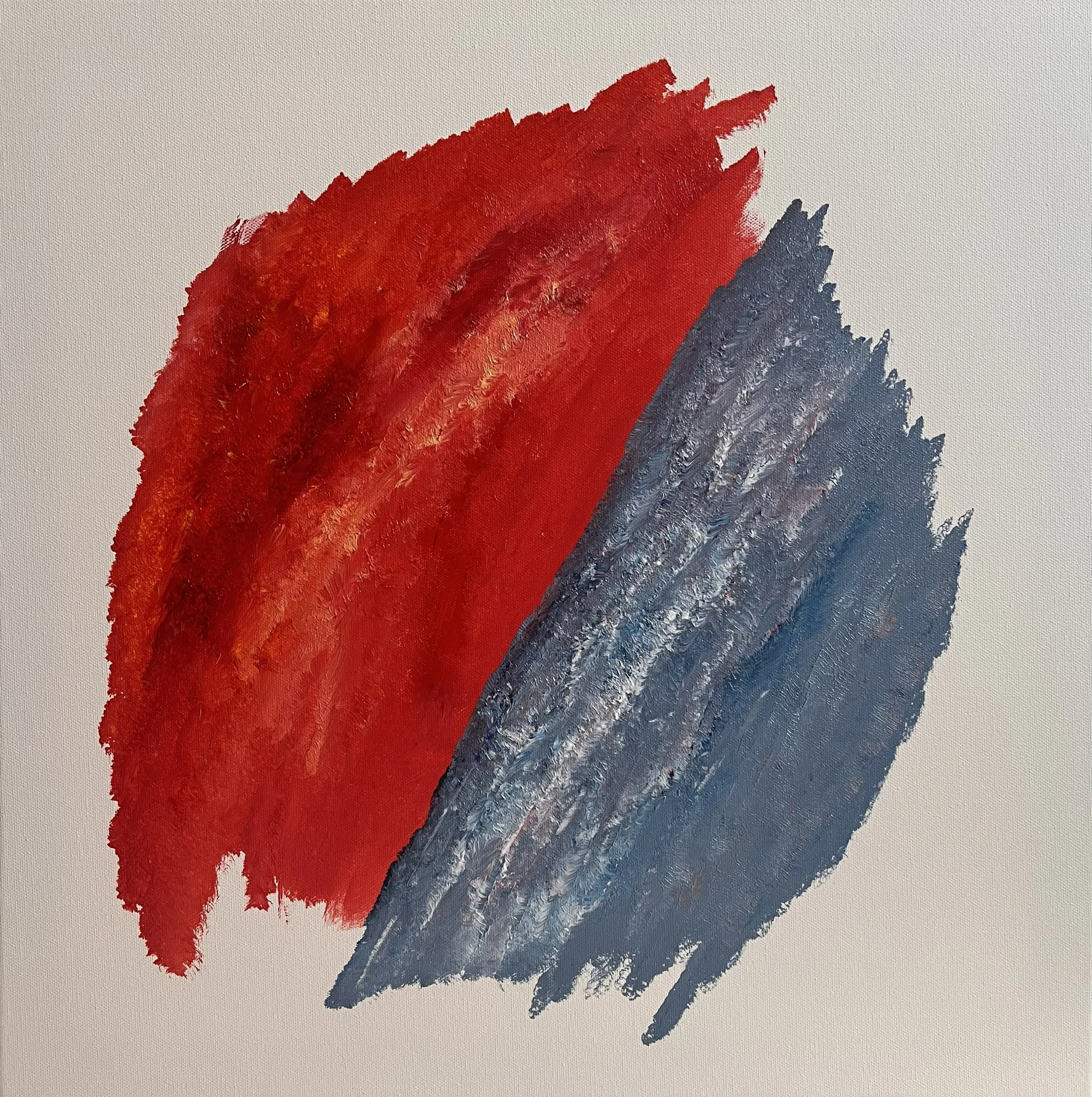 Convergence  | Acrylic on canvas | 20" x 20" - For Sale