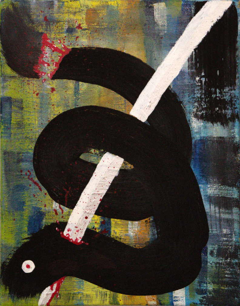 Exorcise  | Acrylic on canvas | 11x14