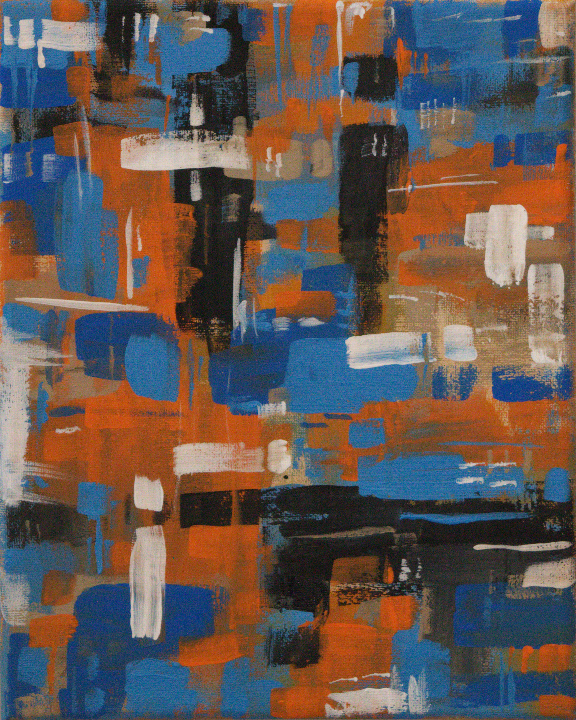 Crossed Paths  | Acrylic on canvas | 8x10