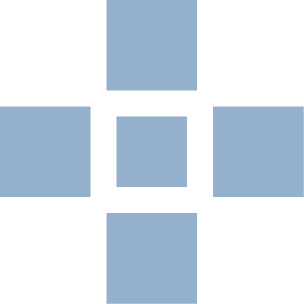 A tic-tac-toe board with three X's and two O's placed in a pattern.