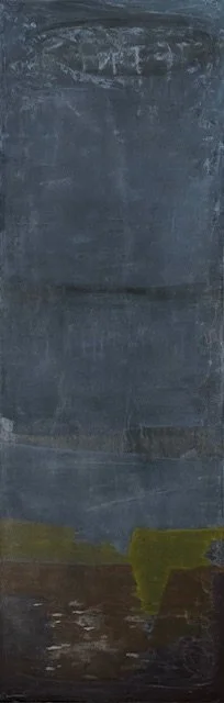 Nouveau Monde , 2024, Oil On Canvas, 36 x 12 x 1.37in (91.44 x 30.48 x 3.48cm)