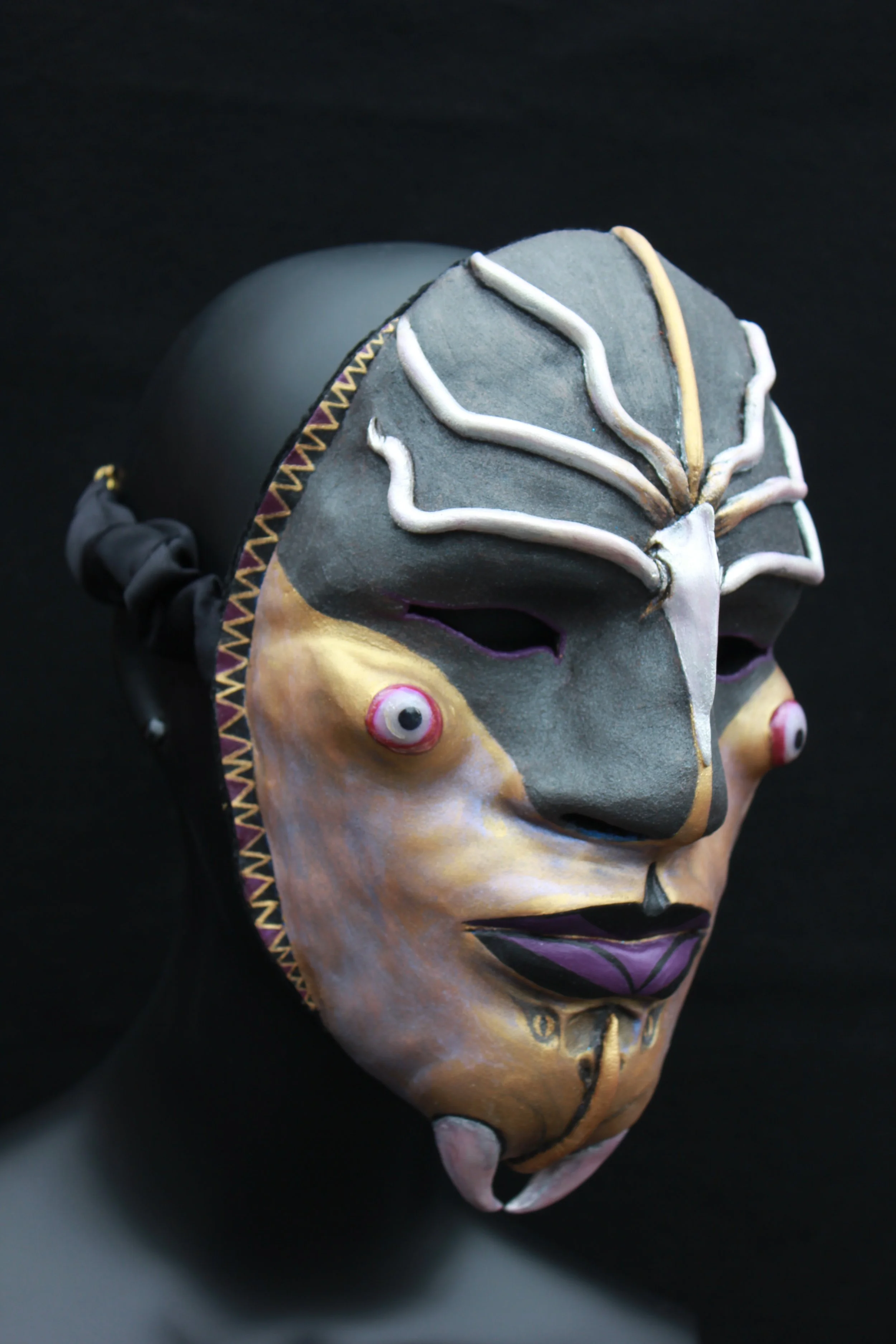 1 , polymer, acrylic, fabric, 9.75 x 6in (24.77 x 15.24cm)