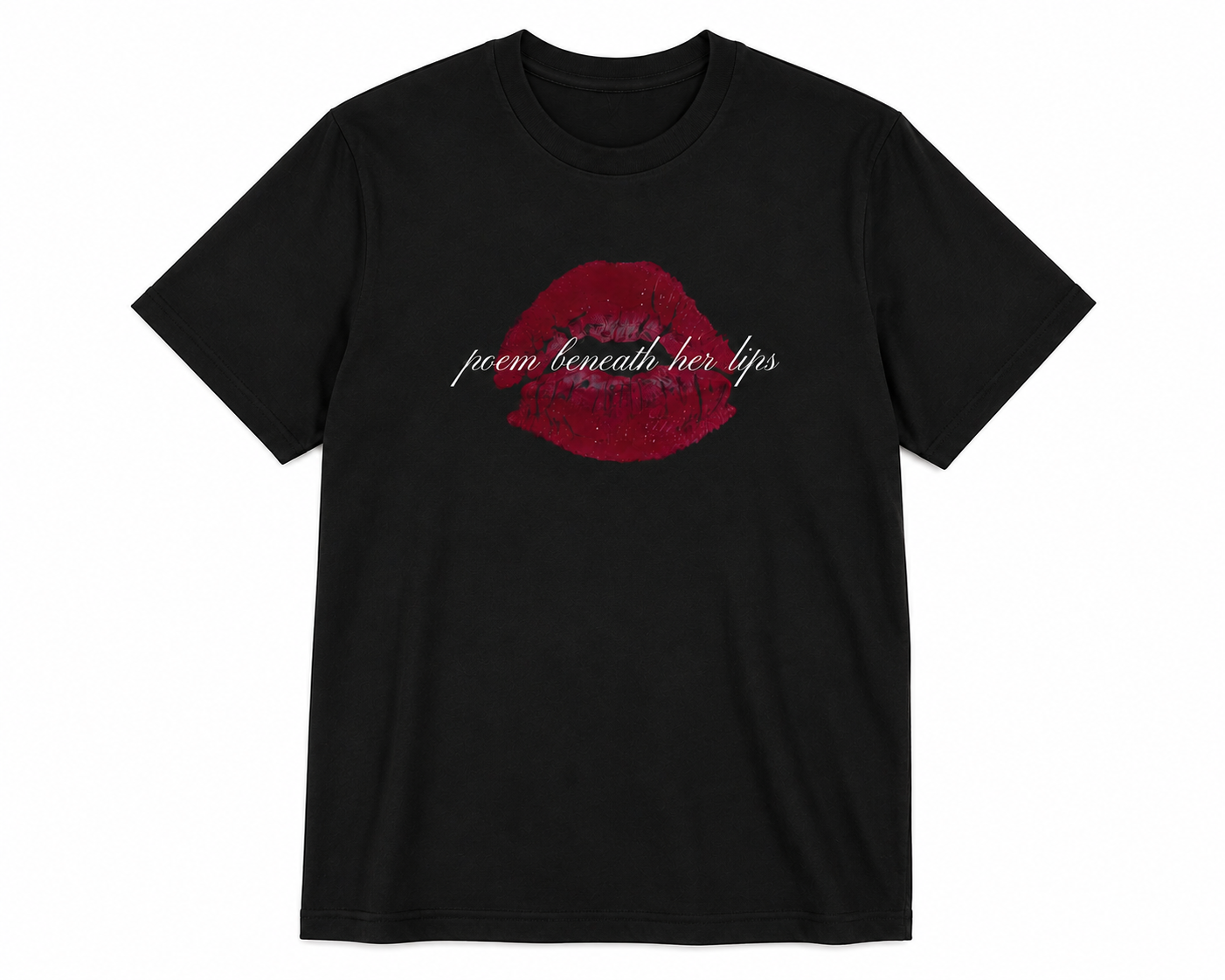 Poem Beneath Her Lips Unisex Tee