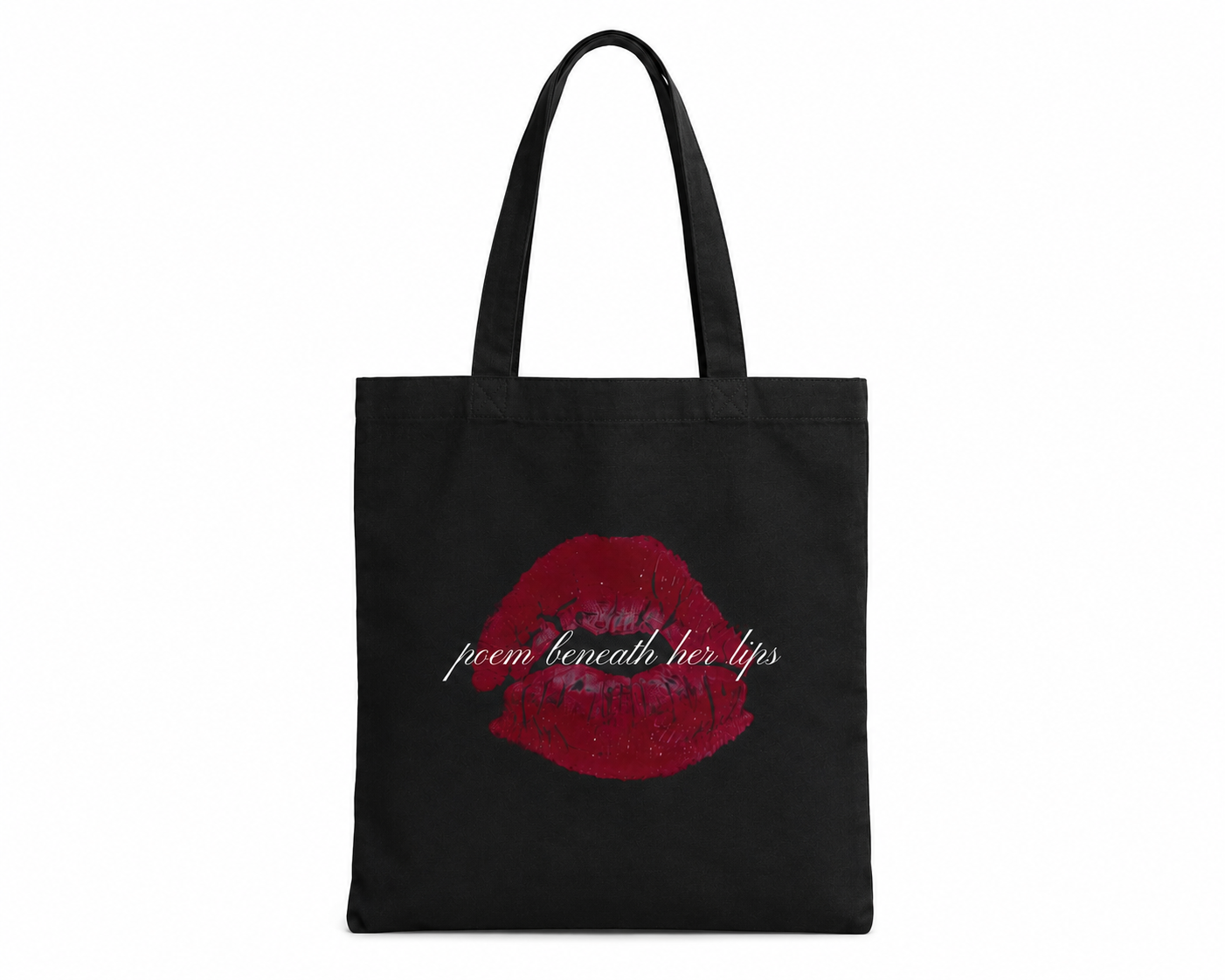 Poem Beneath Her Lips Tote