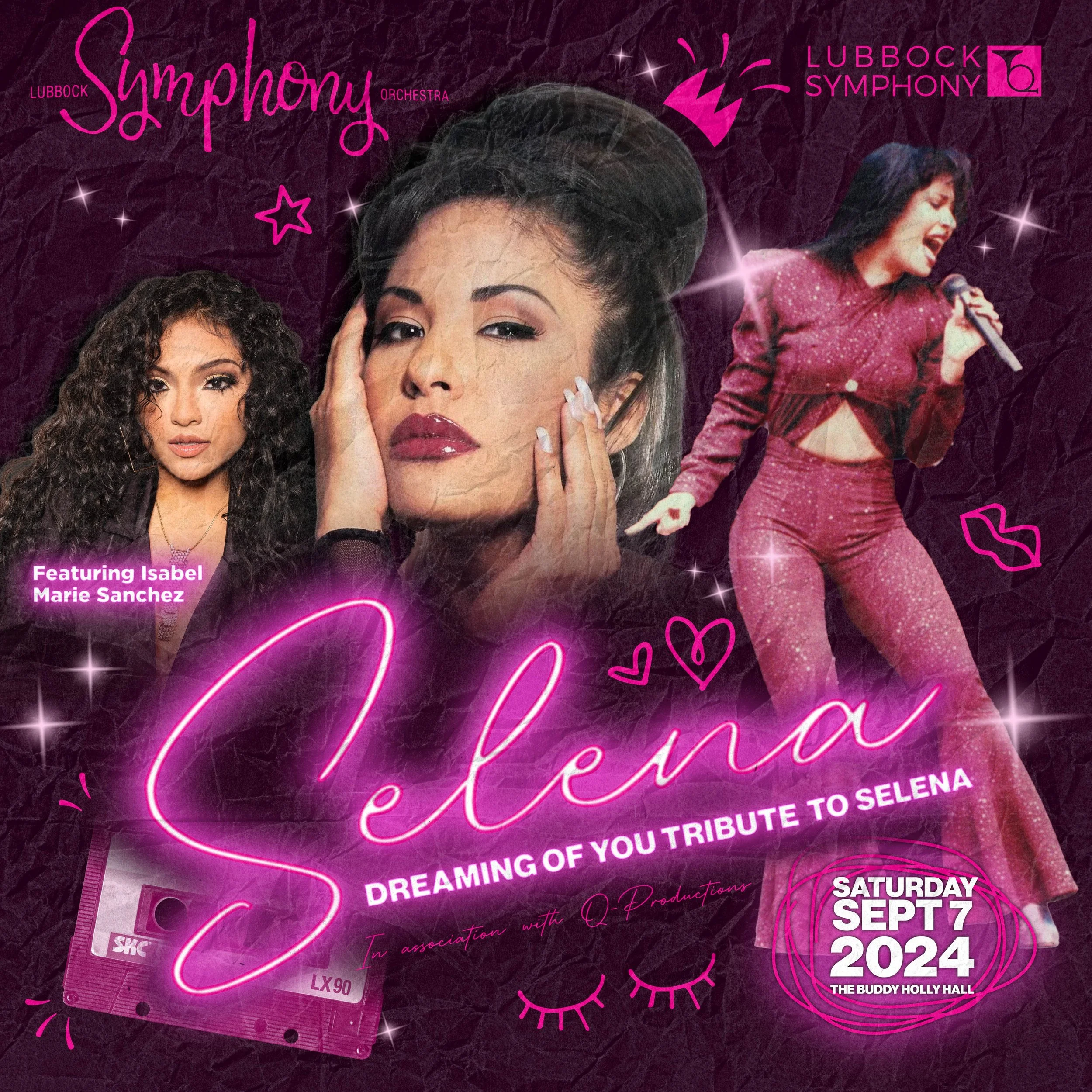 Dreaming of You Tribute to Selena Square Graphic