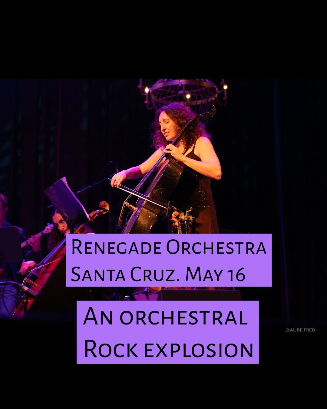 Renegade Orchestra in Santa Cruz
London Nelson Community Center
May 16 at 7 pm
Tickets: RenegadeOrchestra.com
Renegade Orchestra - The Beauty of a Symphony, the Soul of a Rock Band