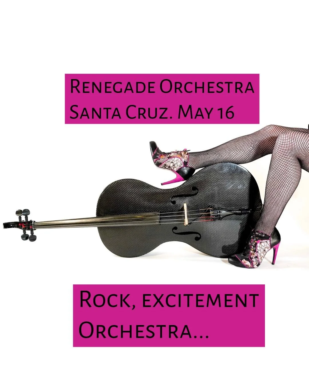 Renegade Orchestra in Santa Cruz
London Nelson Community Center
May 16 at 7 pm
Tickets: RenegadeOrchestra.com
Renegade Orchestra - The Beauty of a Symphony, the Soul of a Rock Band