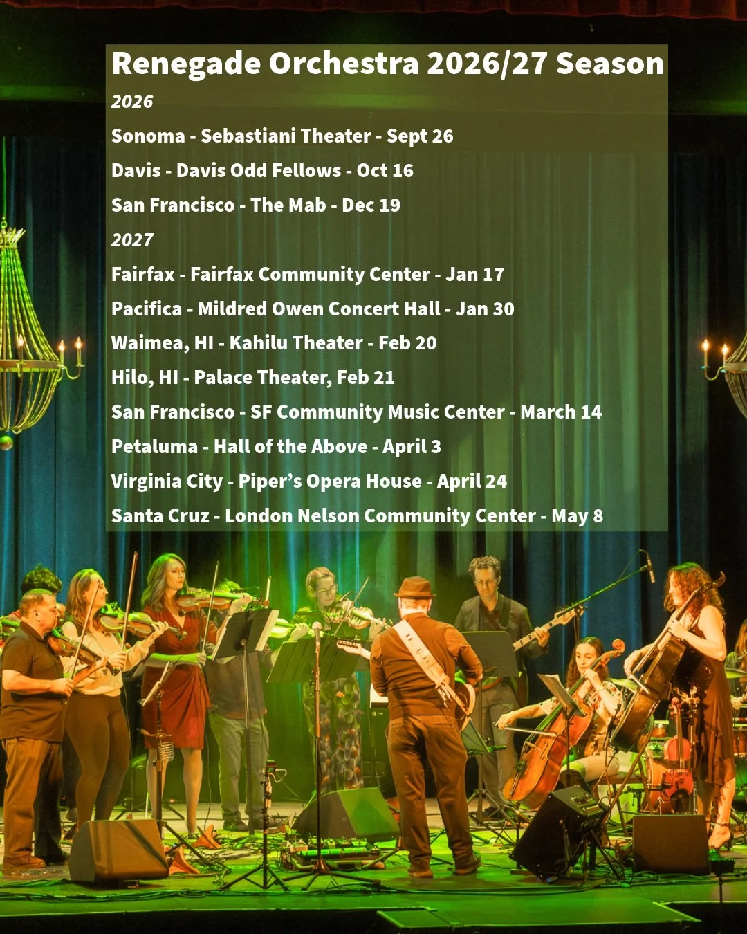 2026/2027 Renegade Orchestra season!

Tickets: RenegadeOrchestra.com