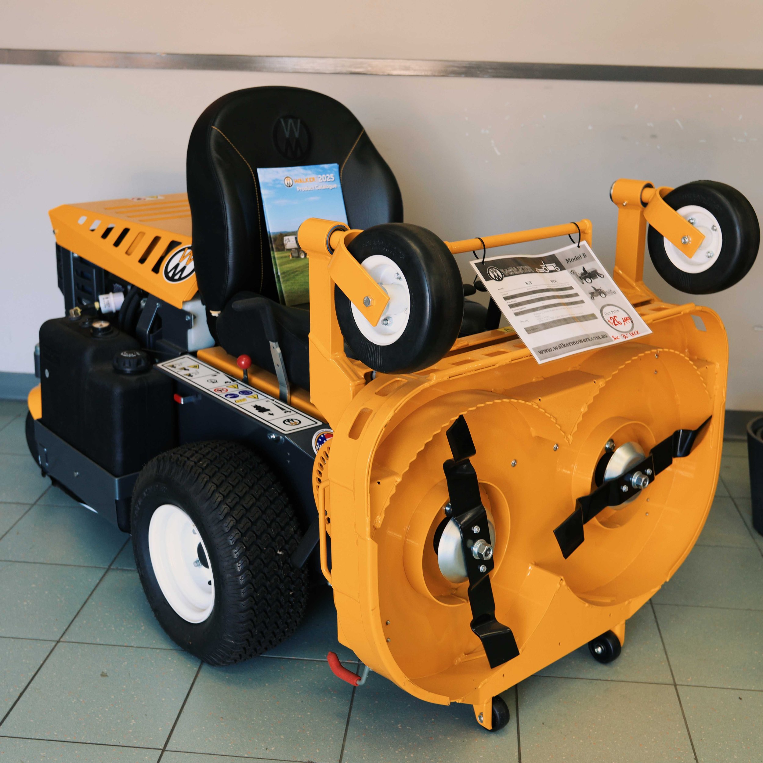 walker ride-on mower