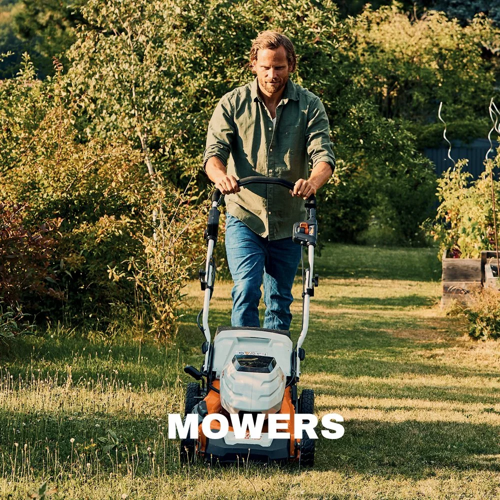 lawn mower push mower battery mower