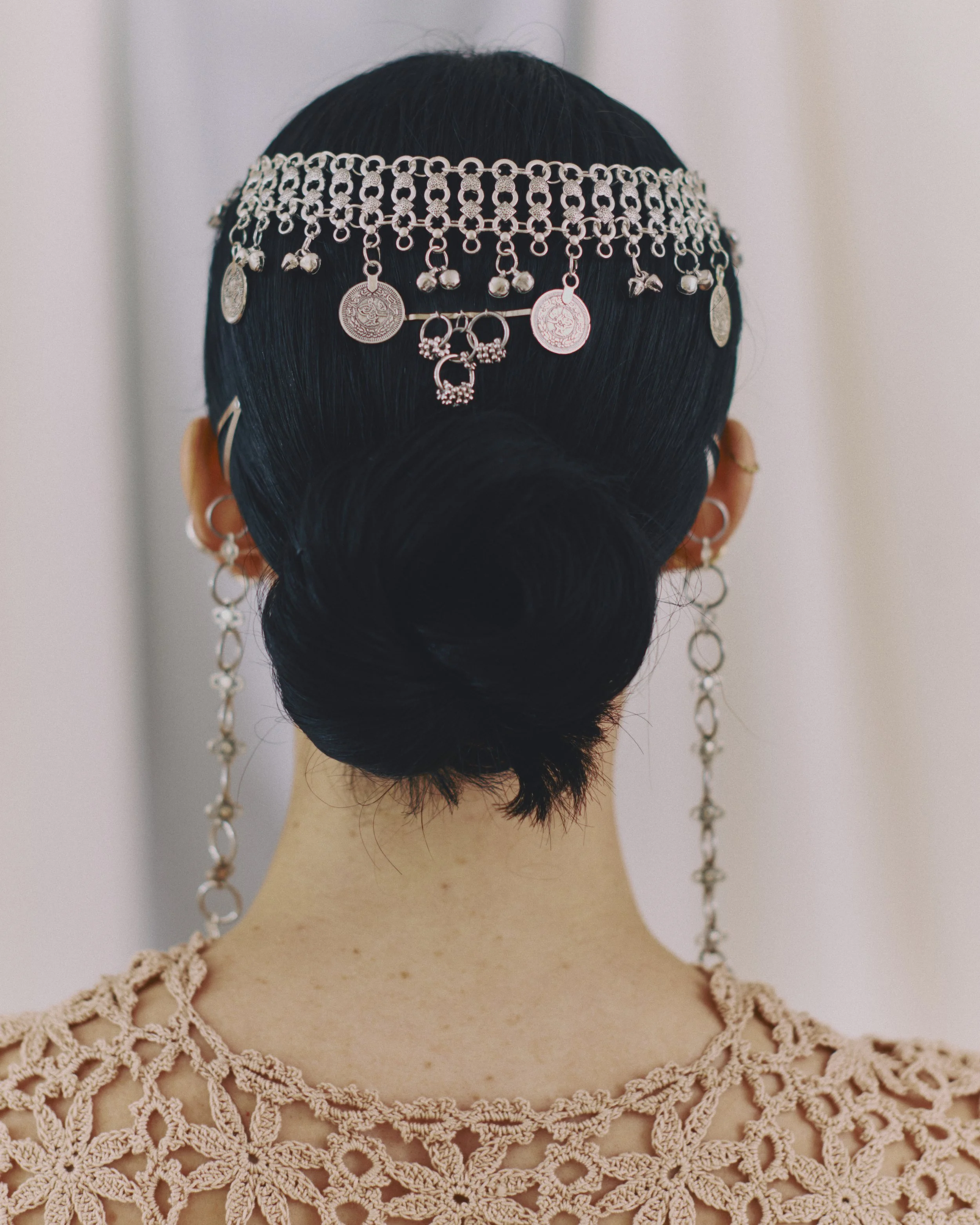 Coin Cascade Hair Chain