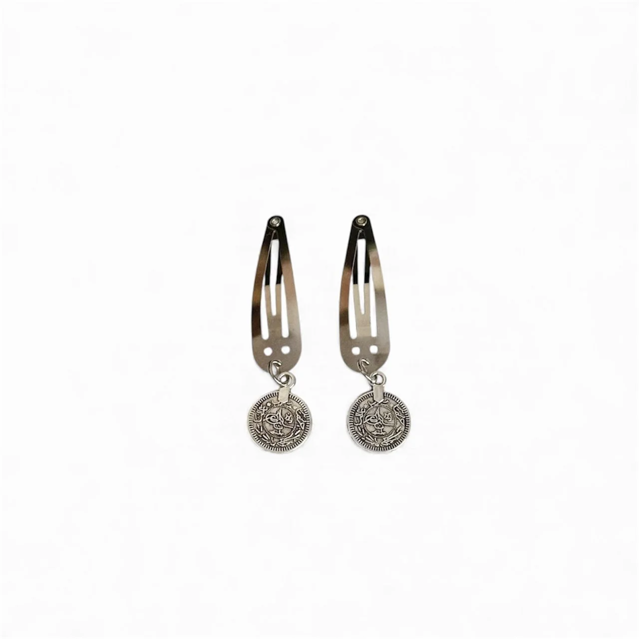 Single Coin Hair Clips