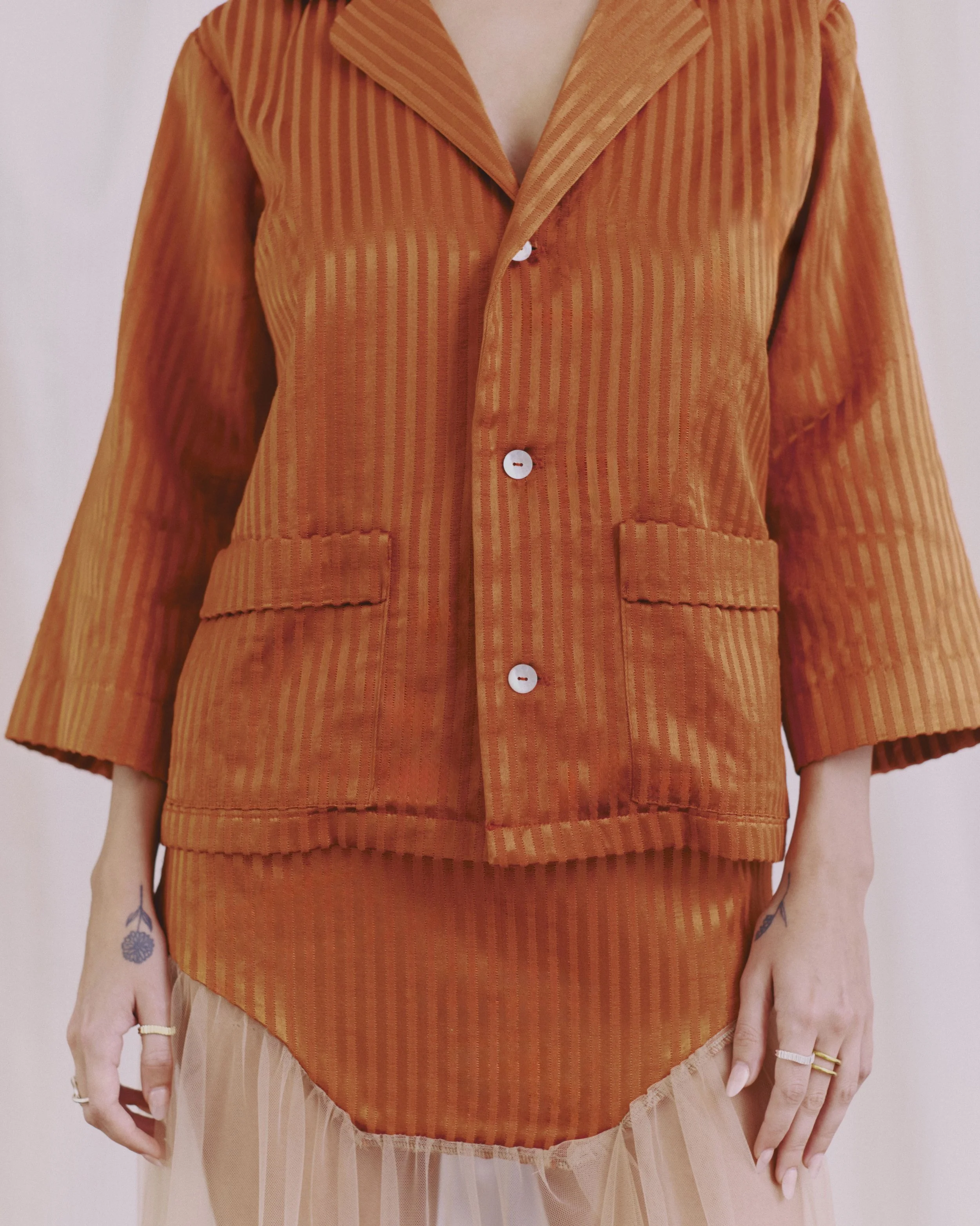 Sirocco Tulle and Silk Jacket Top