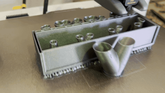 Note Nook Model Being Printed GIF