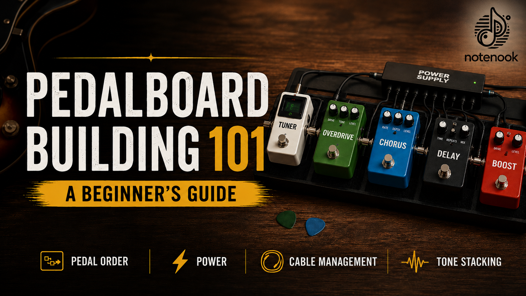 How to Build a Guitar Pedalboard