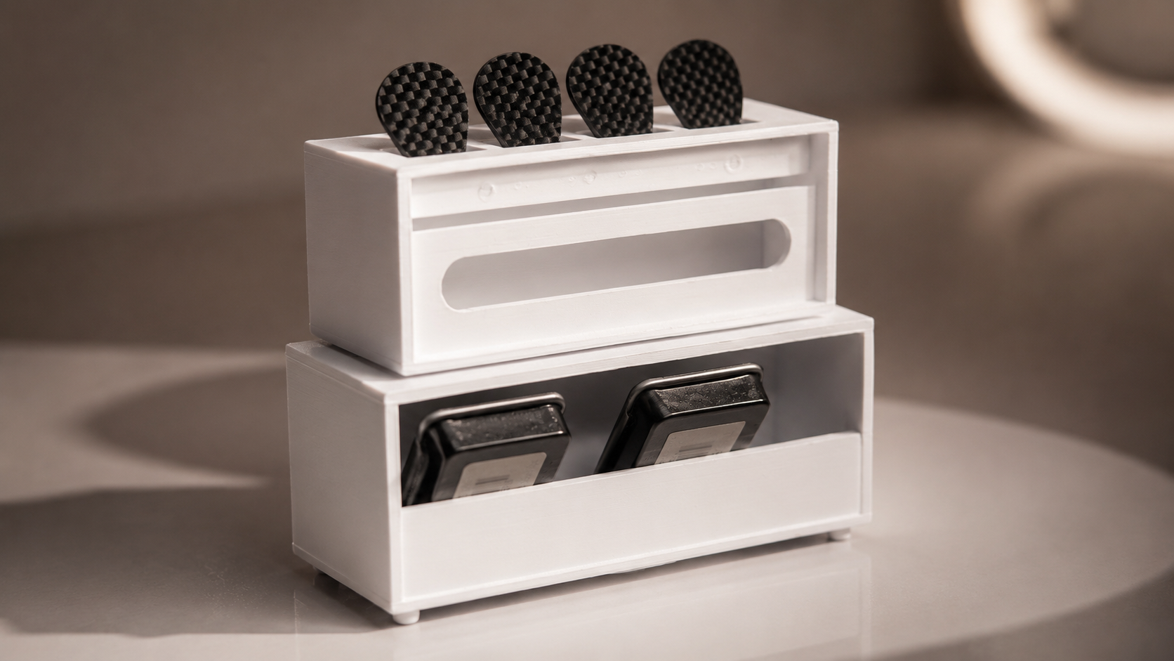 Backside of Note Nook Storage