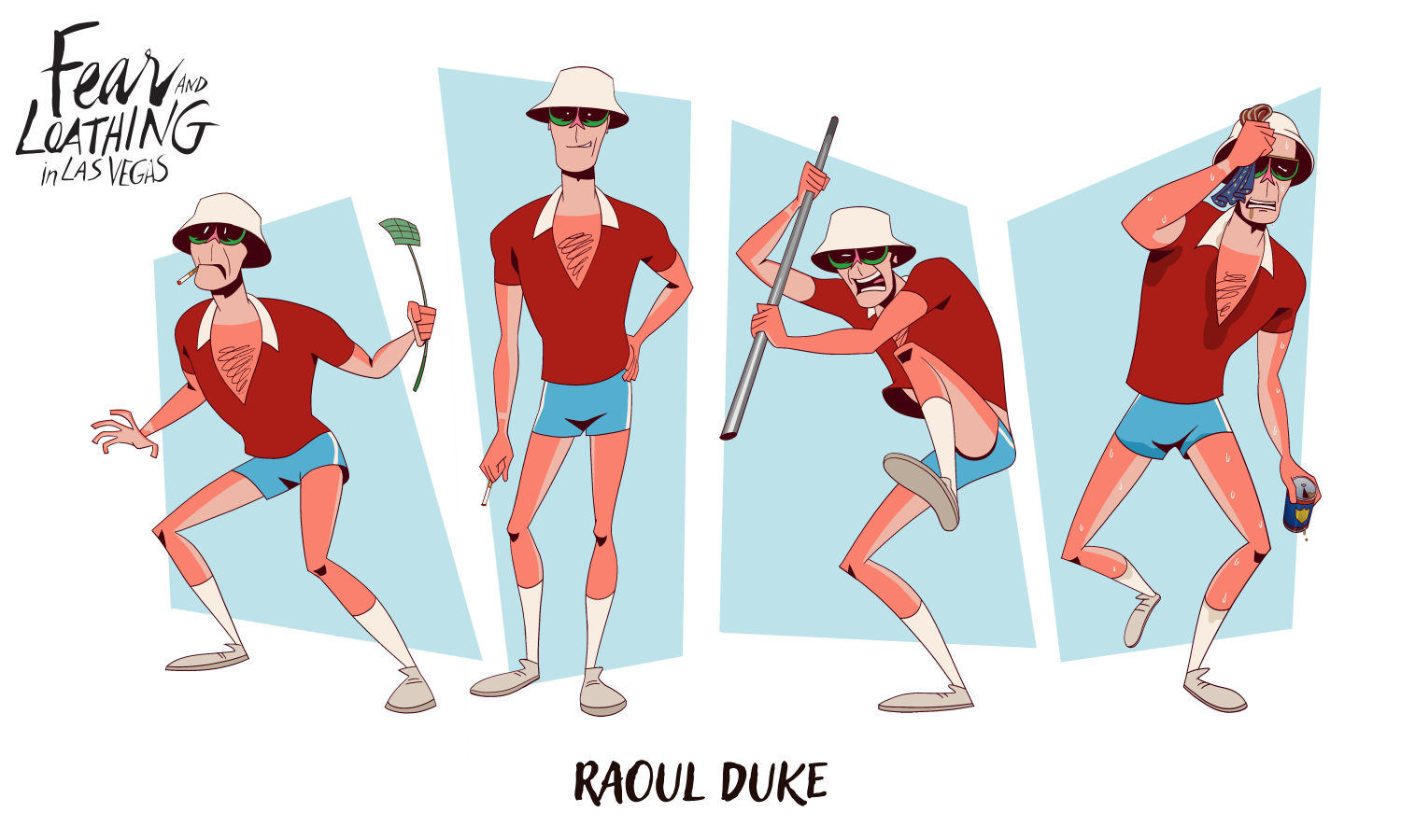 Fear and Loathing: Raoul Poses