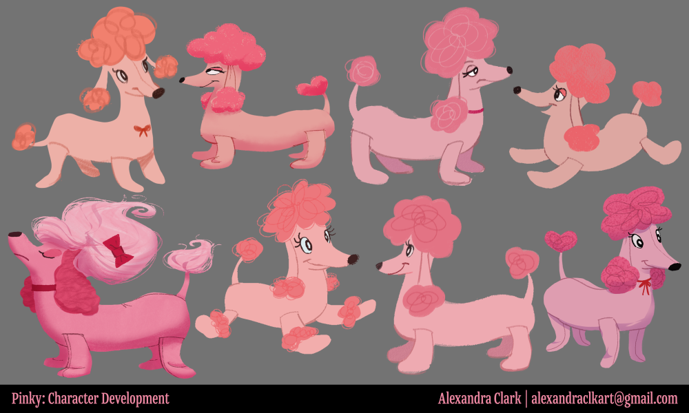 Pinky Character Development
