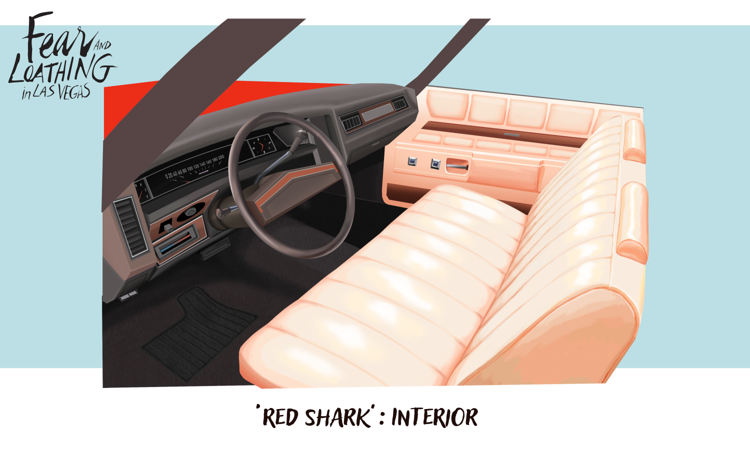 Fear and Loathing: Red Shark Prop Interior