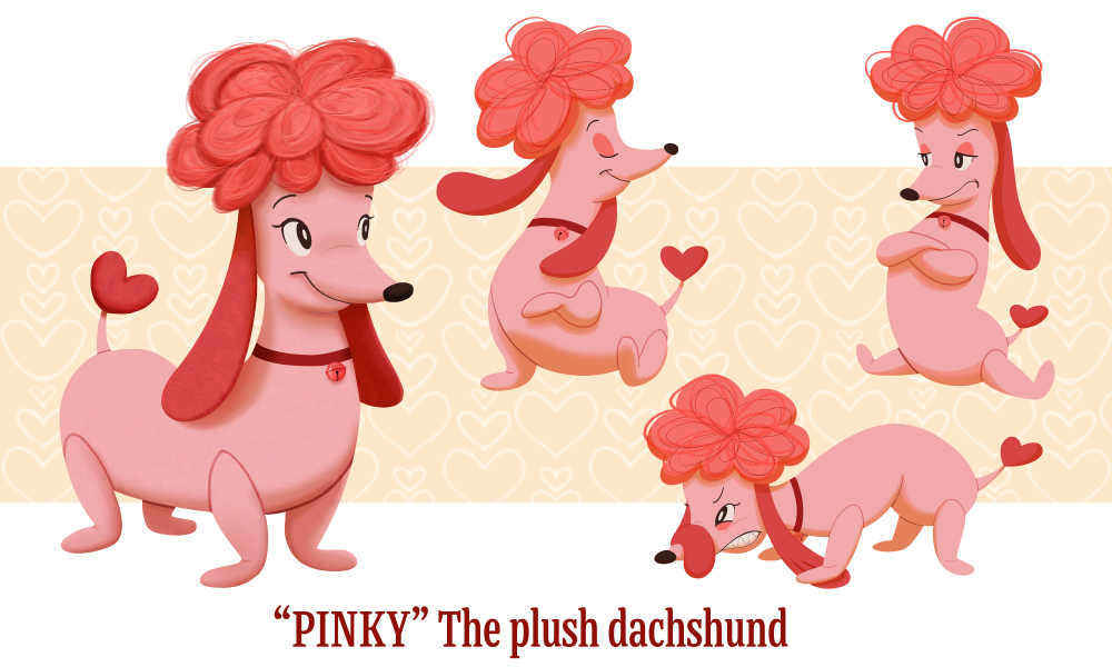 Pinky Character Design