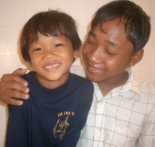 Teara and his "little brother"