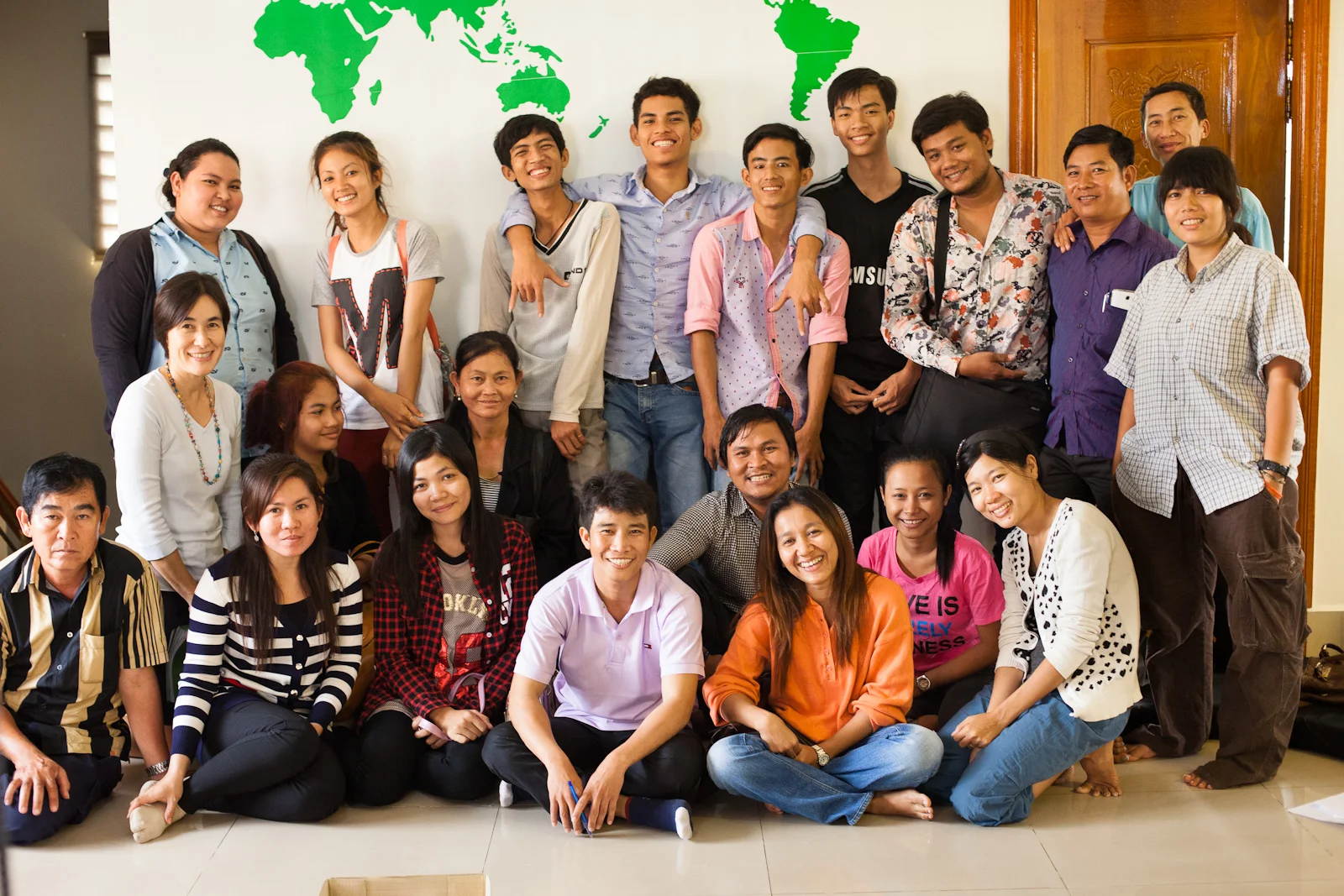 Group leaders and Alongsiders at the training last week