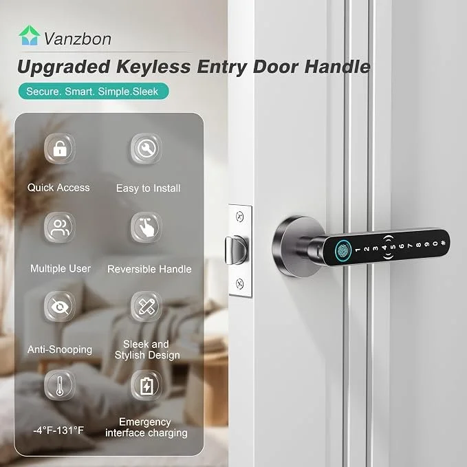 Vanzbon Keyless Entry Door Handle
