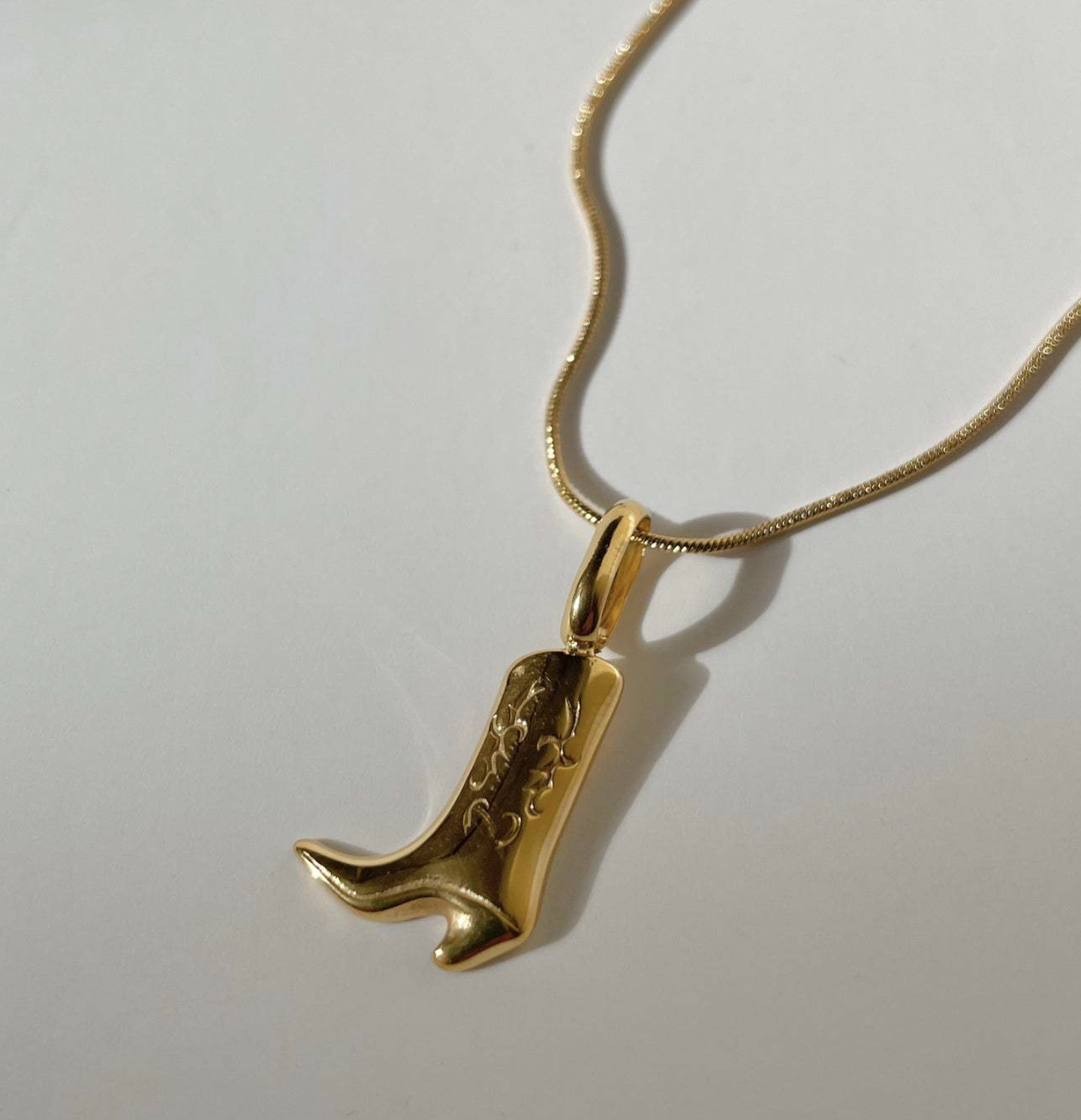 18K Gold CowBoy Necklace
