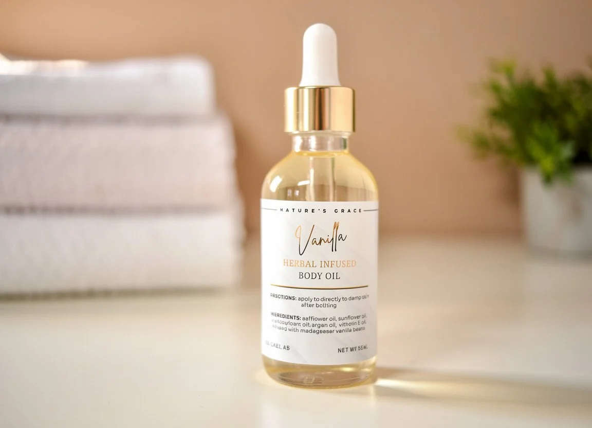 VANILLA INFUSED BODY OIL