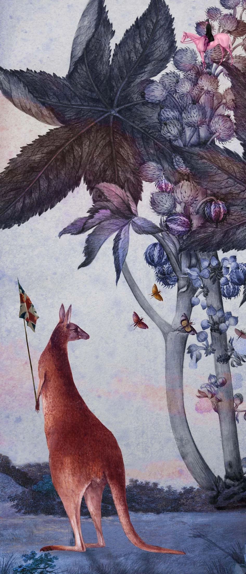 Eurotipodes Arriving – Take Your Medicine
archival photomontage on cotton rag paper
edition 1/7
100 x 43 cm - framed 
$ 3,900