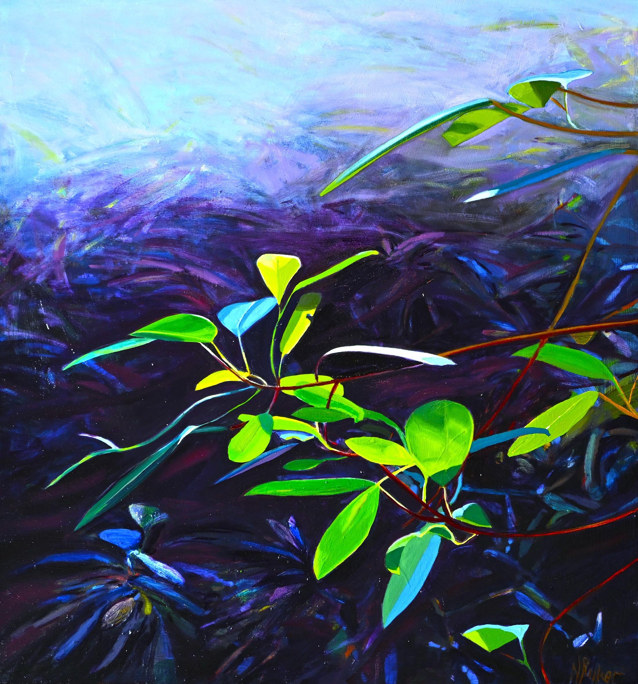 Fig Tree Magic Light
oil on birch panel
70 x 65 cm
$ 3,000