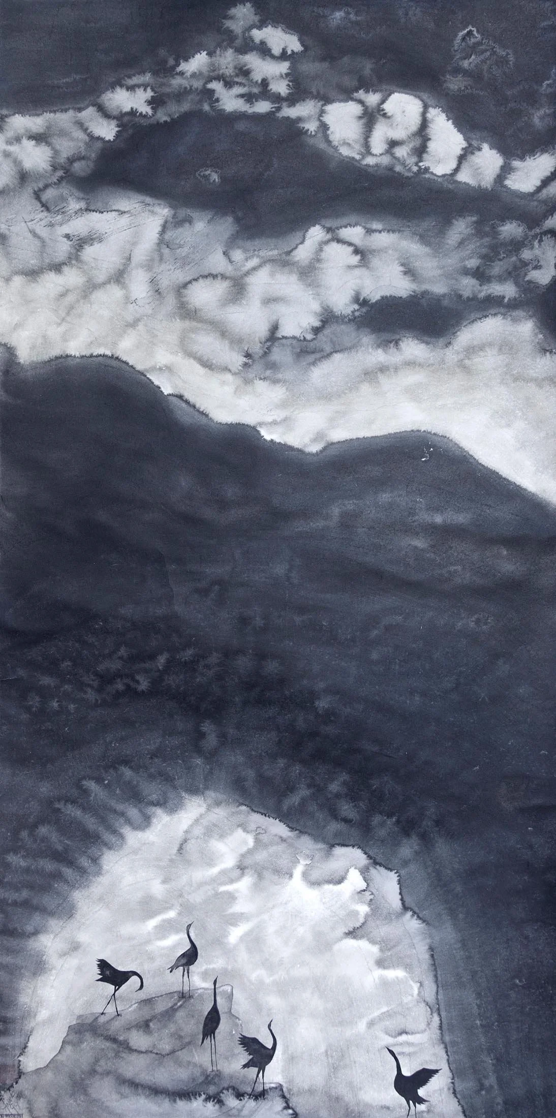 Waiting for Redemption
Ink on xuan paper
132 x 66 cm / 170 x 74 cm scroll
$6,500