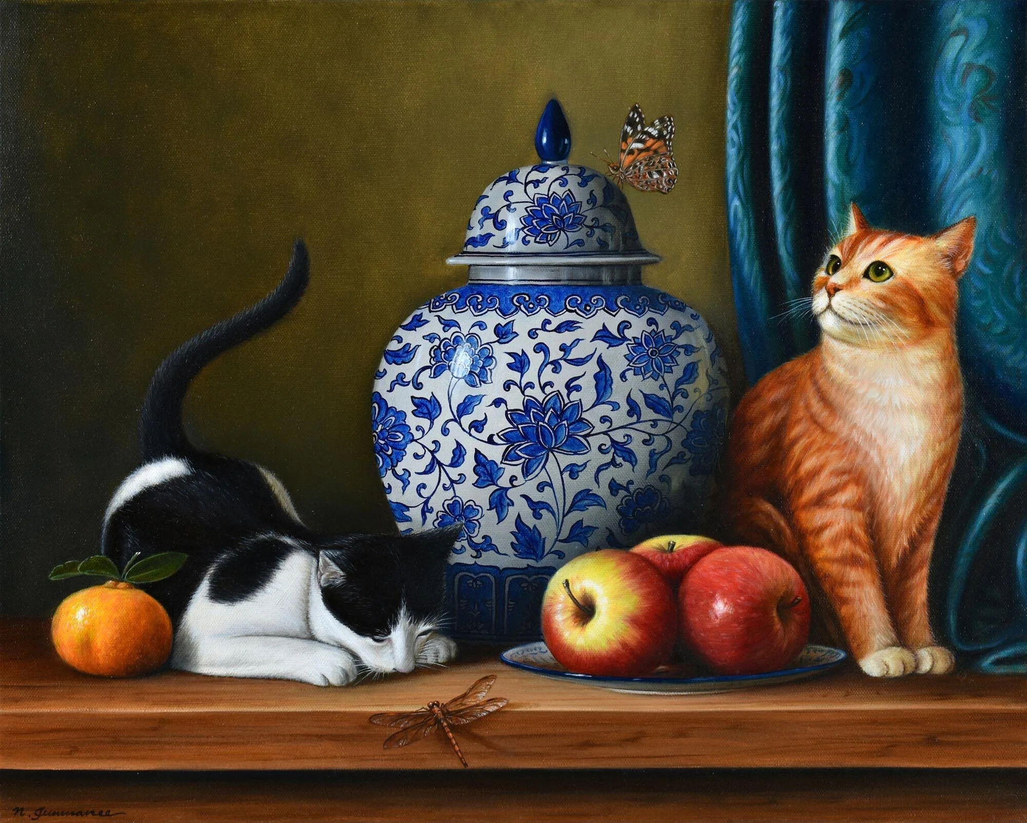 Play with Me 
oil on canvas 
40 x 50cm
