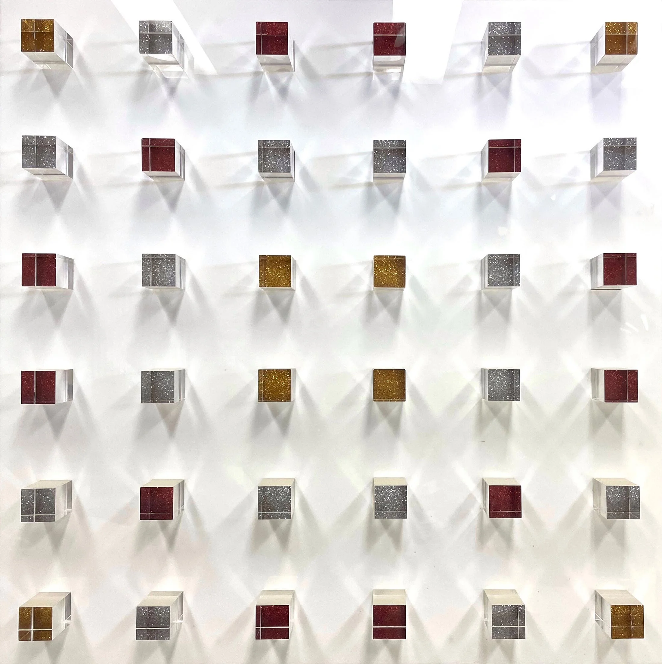Strange Attractor No. 3
acrylic wall sculpture
80 x 80 x 8 cm