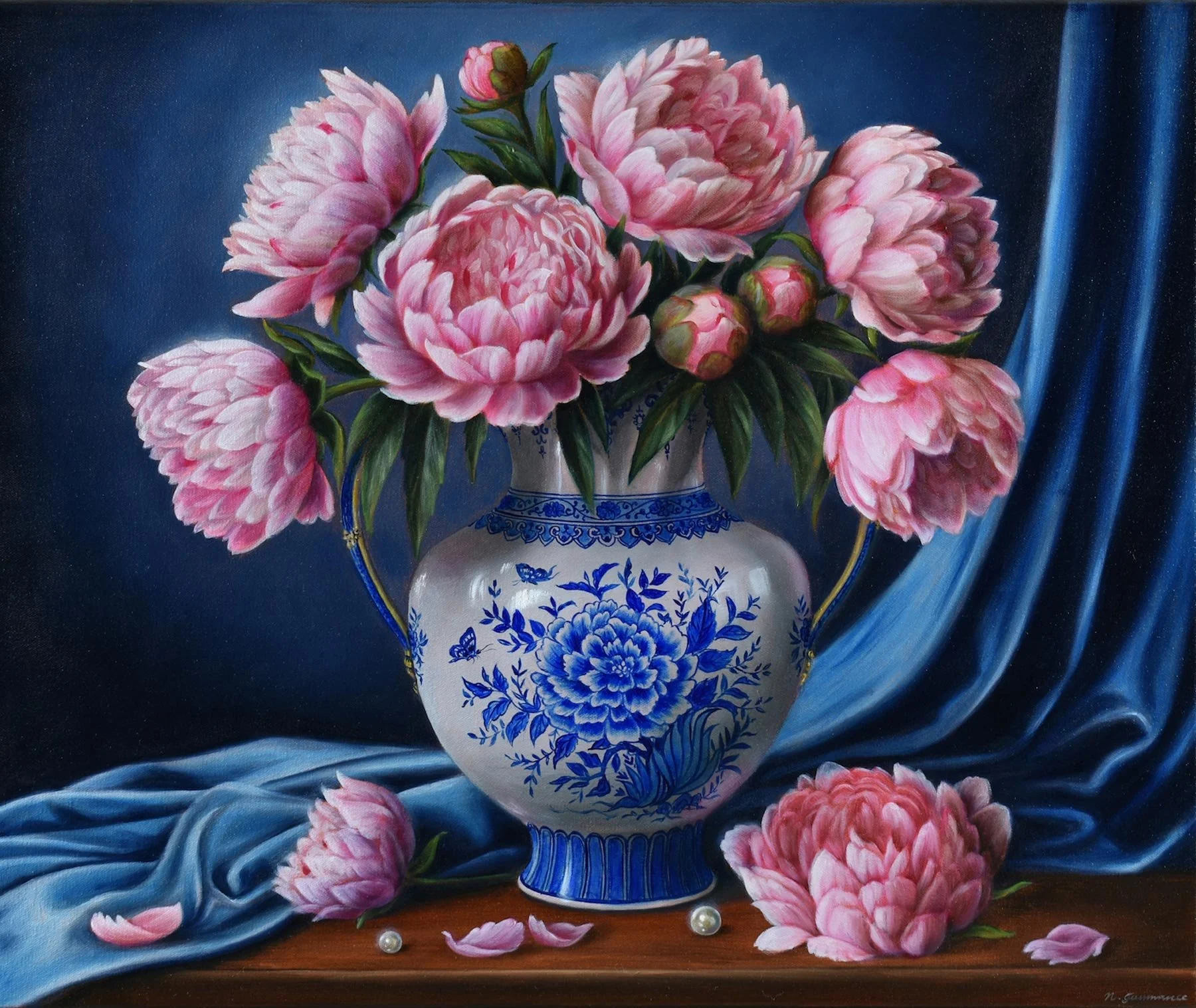 Whisper of the Peonies
oil on canvas
50 x 60 cm
