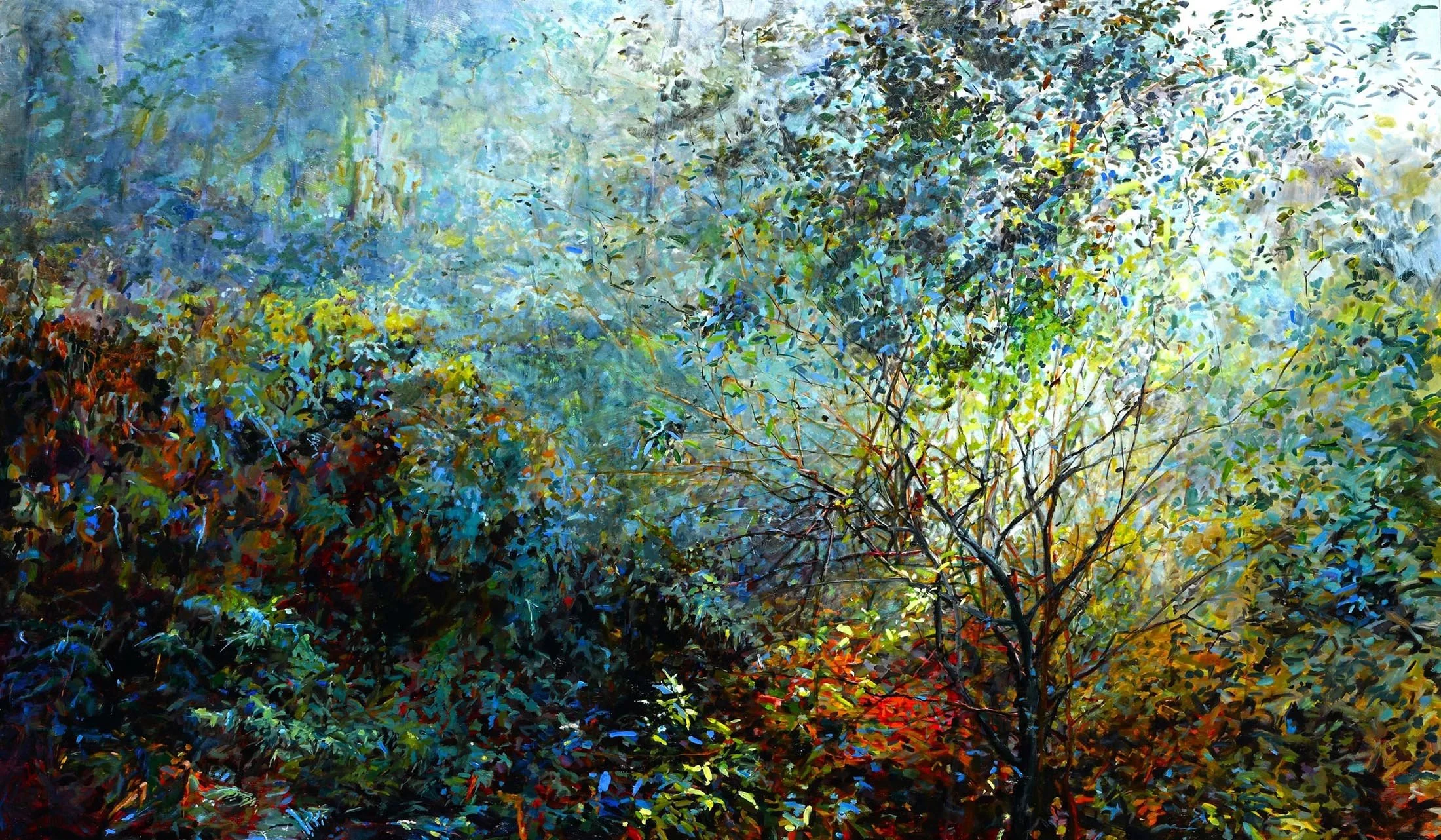 Perfect Glade
oil on birch panel
120 x 200 cm