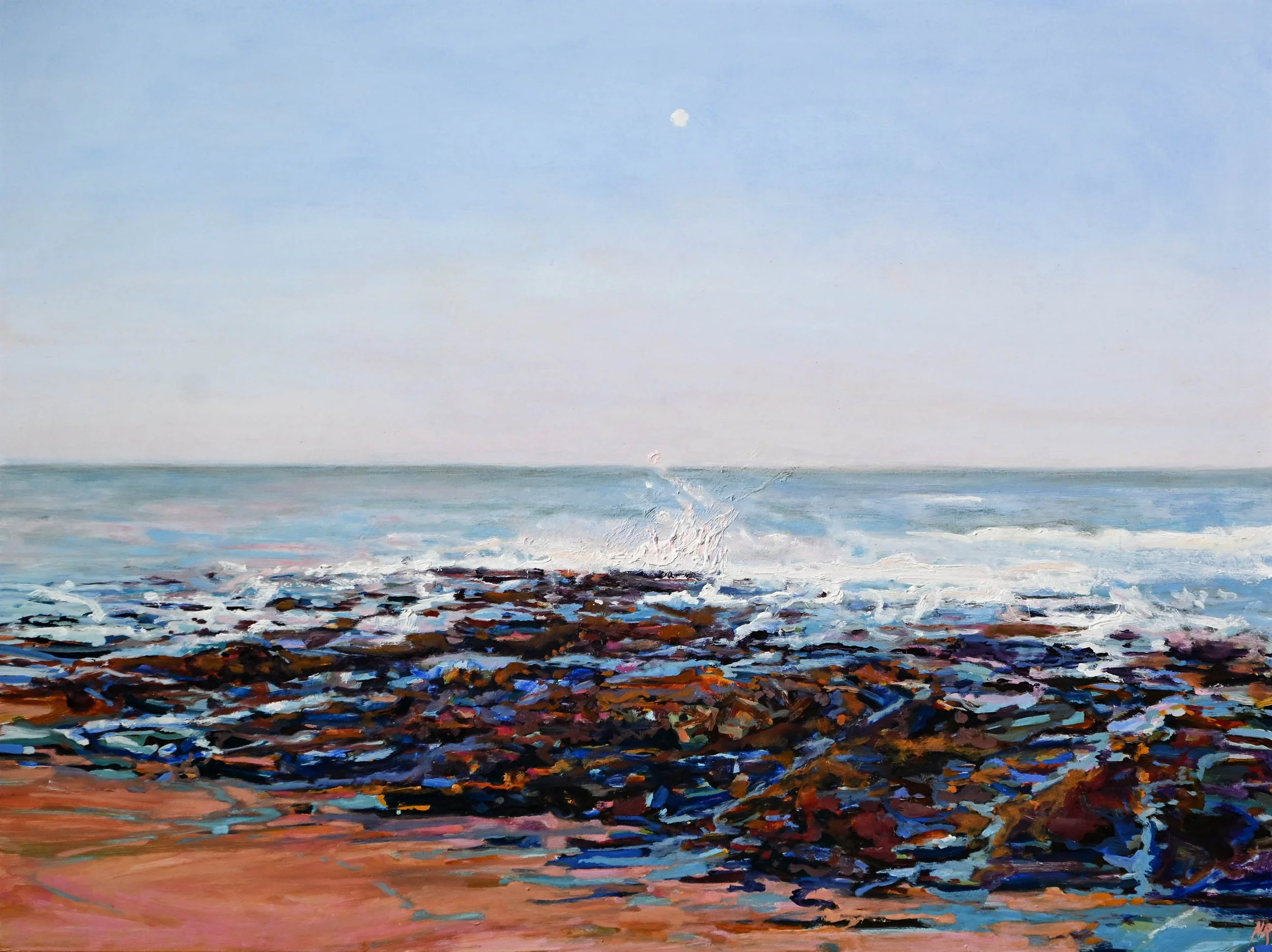 Rockpool Swimming Spot
oil on board
framed in Tassie oak
60 x 80 cm