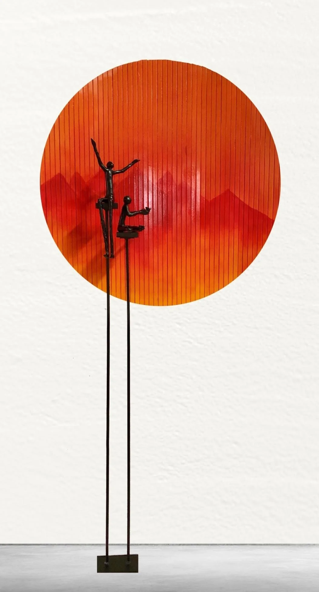 Reflections
perspex, wrought iron and wood 
93 cm2
$4,800