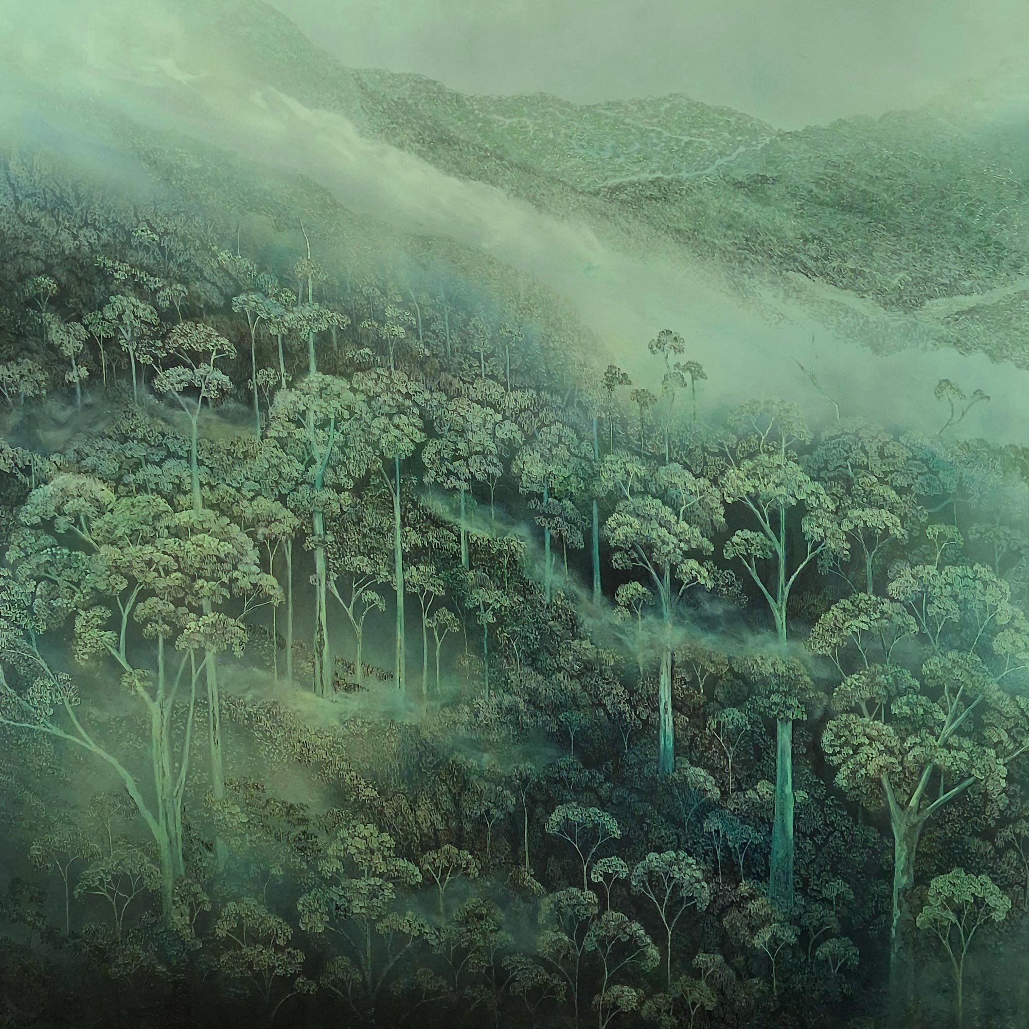 Inhale, Exhale No. 3
ink, acrylic, soldering iron on board 
80 x 80 cm
$ 3,800